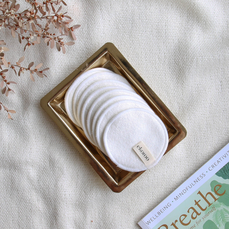 Reusable Natural Bamboo Makeup Remover 8 Pack