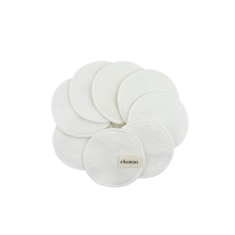 Reusable Natural Bamboo Makeup Remover 8 Pack